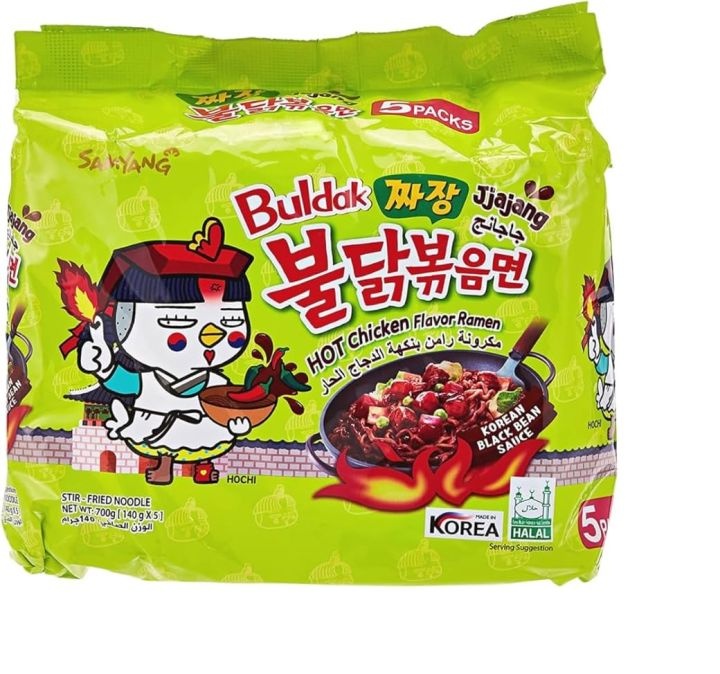 Hot Chicken Jjajang 5 Pack