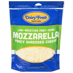 Dairy Fresh Low-moisture Part-skim Mozzarella Fancy Shredded Cheese - 8 Oz