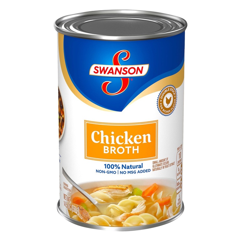 Swanson 100% Natural, Gluten-Free Chicken Broth, 14.5 Oz Can