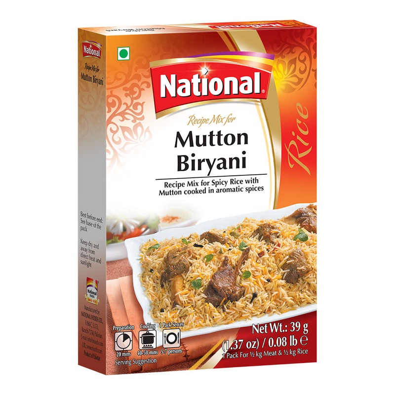 National Mutton Biryani Mix 39gm