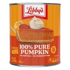 Libbys 100% Pure Pumpkin, 29-Ounce Cans