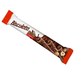 Biscolata Roll Hazelnut Chocolate Wafer, 0.86 Oz
