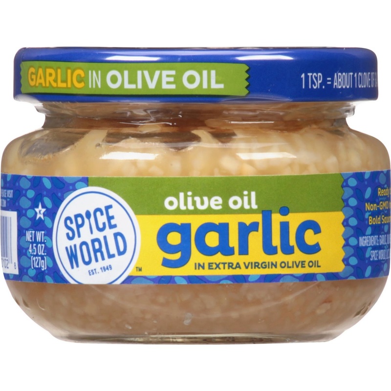 Spice World Minced Garlic In Extra Virgin Olive Oil
