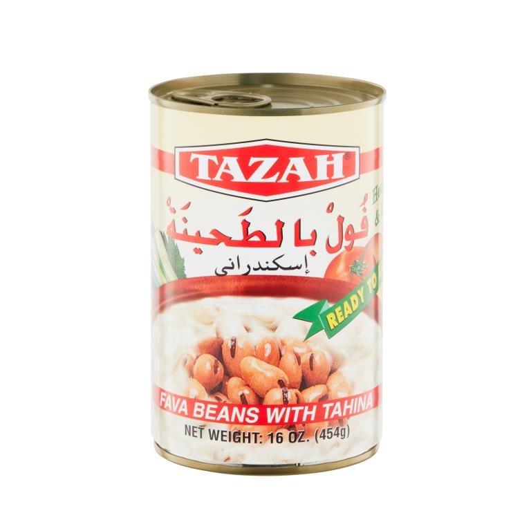Tazah Fava Beans With Tahini