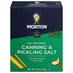 Morton Canning An Pickling Salt 4 Lb Box