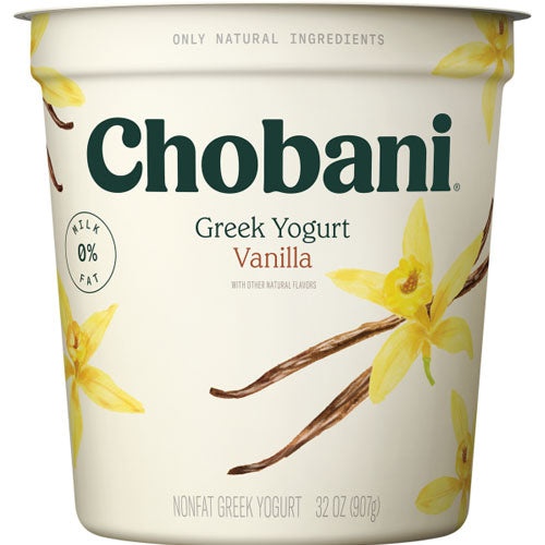 Chobani Greek Vanilla Yogurt 32oz