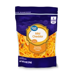 Medium Cheddar Shredded Cheese, 8 oz