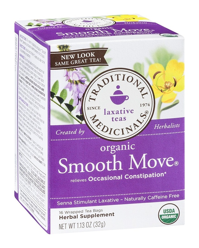Traditional Medicinals Herbal Supplement, Organic, Original With Senna, Smooth Move, Bags