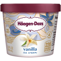Haagen-Dazs Vanilla Ice Cream Cup 3.60 Fl Oz