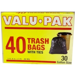 Value Pack - 30gl Trash Bags
