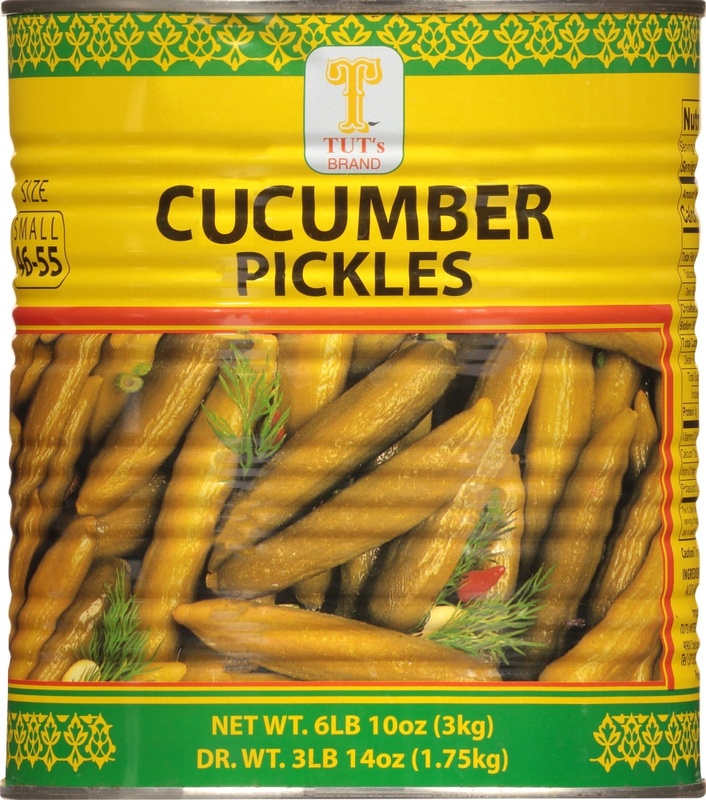 Tut's Cucumber Pickles 6lb 10oz