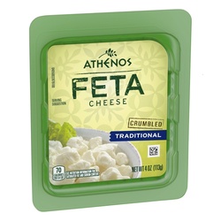 Athenos Crumbled Traditional Feta Cheese - 4oz