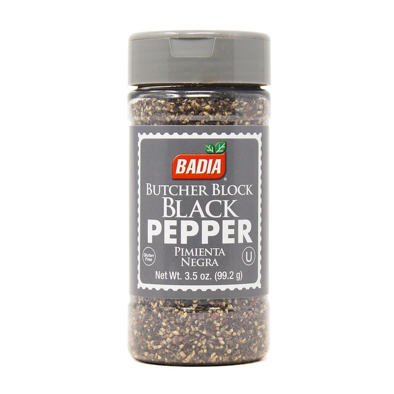 Badia Black Pepper, Butcher Block 3.5 Oz
