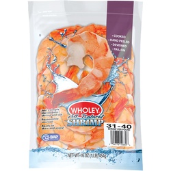 Wholey Shrimp, Cooked 1 Lb