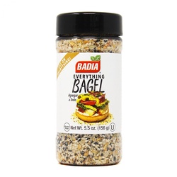 Badia 5.5 Oz Bottle Everything Bagel Mix Seasoning