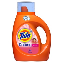 Tide Plus Downy Liquid Laundry Detergent April Fresh