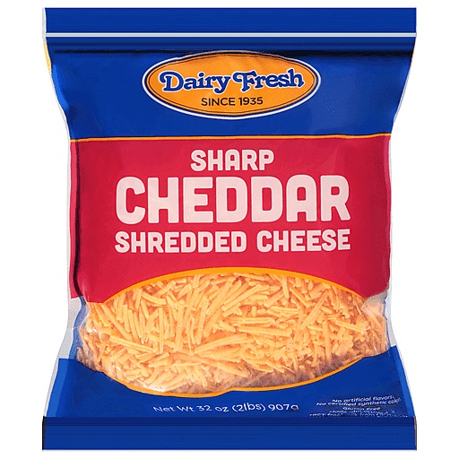 Dairy Fresh Sharp Cheddar Shredded Cheese 32 Oz