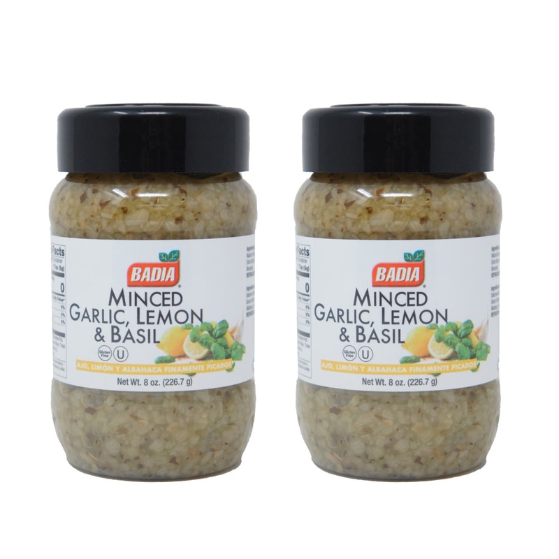 Badia Garlic, Lemon & Basil, Minced 8 Oz