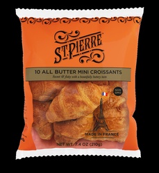 St. Pierre Mini All Butter Croissants 10ct - 7.4oz