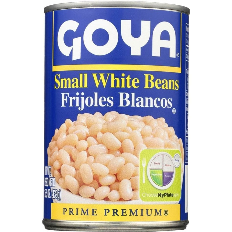 Goya White Beans, Small, Premium 15.5 Oz