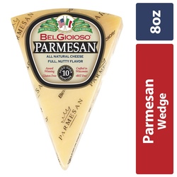 BelGioioso Parmesan Cheese Wedge, Specialty Hard Cheese, 8 Oz