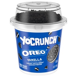 YoCrunch Yopa Vanilla Yogurt With Oreo Cookies N Cream, 6 Ounce -- 12 Per Case