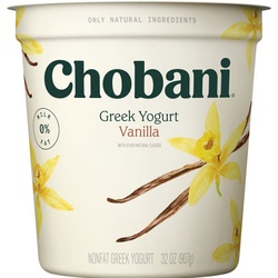 Chobani Greek Vanilla Yogurt 32oz