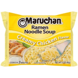 Maruchan Creamy Chicken Flavor Ramen Noodle Soup 3 Oz. Bag