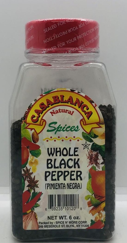 Casablanca Black Pepper Whole 6.00 Oz
