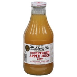 Martinelli's Apple Juice, Unfiltered 33.8 Fl Oz