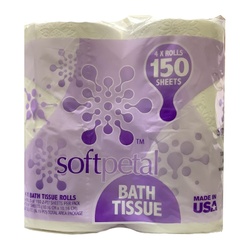 SoftPetal Bath Tissue, Rolls, 2 Ply
