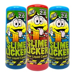 Toxic Waste Slime Licker 2.0 Blue Razz & Strawberry 12x2oz