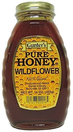 Gunterâ€™s Pure Honey Wildflower, 16 Oz, Each,