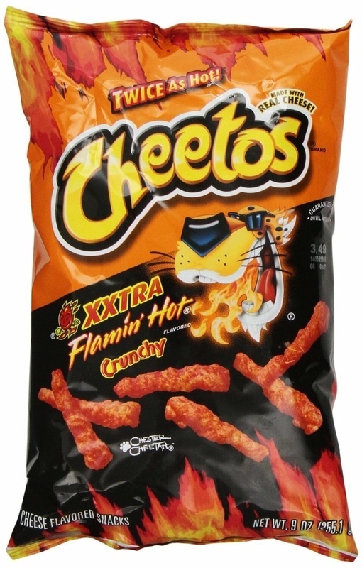 Cheetos Cheese Flavored Snacks, Flamin' Hot Flavored, Puffs 8 Oz