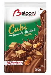 Balconi Cubi Hazelnut Wafer 8.8Oz