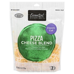 Essential Everyday Cheese Blend, Pizza, Classic Cut 8 Oz