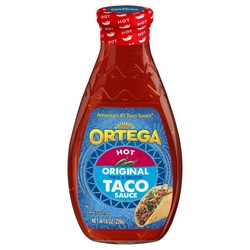 Ortega Hot Thick & Smooth Original Taco Sauce 8 Oz