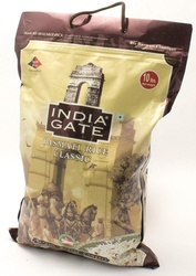 India Gate Basmati Rice, Classic, 10 Lb. White