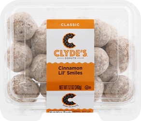 Clyde's Donuts, Classic, Cinnamon Lil' Smiles 12 Oz