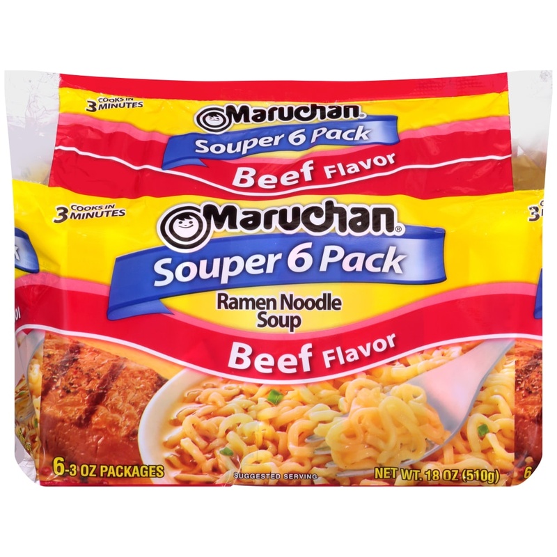 Maruchan Ramen Noodle Soup, Beef Flavor