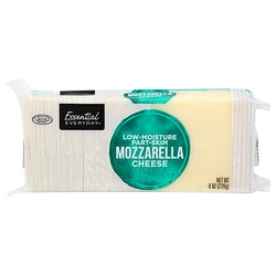 Essential Everyday Cheese, Part Skim, Mozzarella, Low Moisture