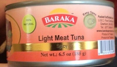Baraka Light Meat Tuna Spicy