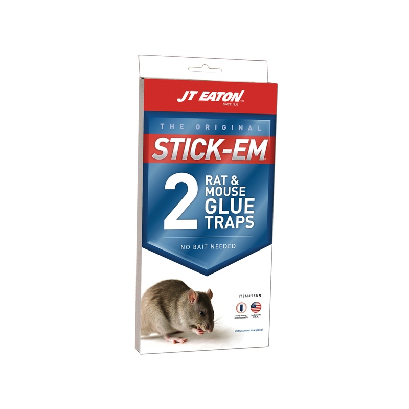 JT Eaton Stick-Em Glue Mouse & Rat Traps