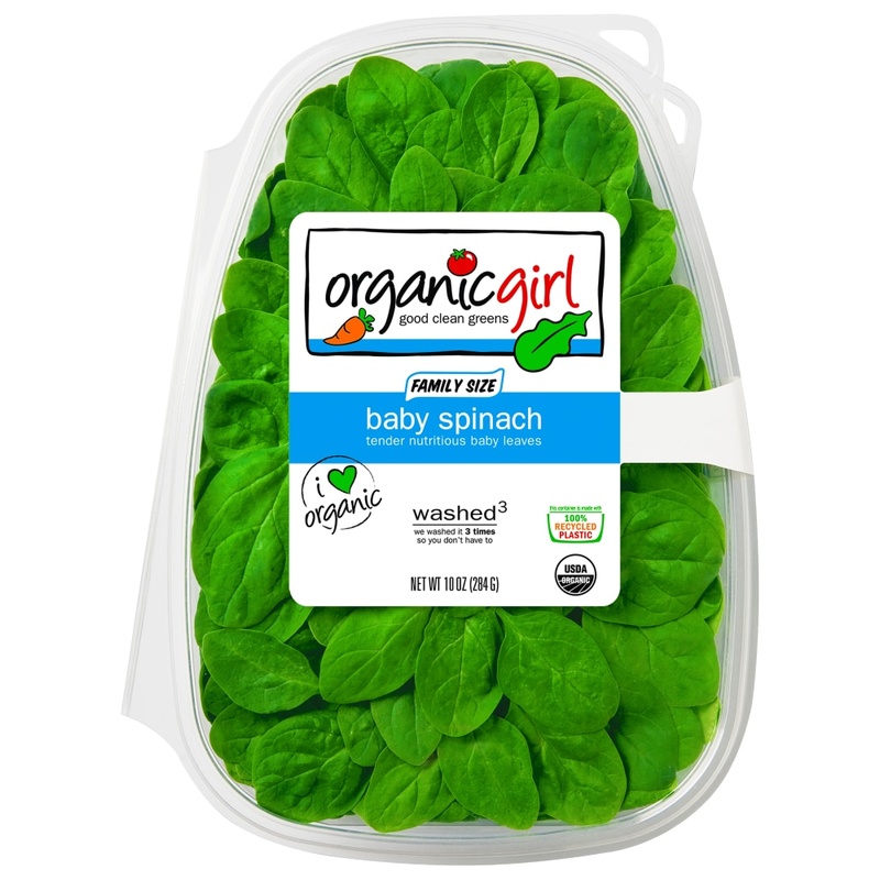Organicgirl Baby Spinach, Family Size 10 Oz