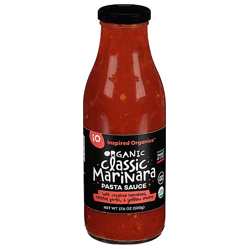 Inspired Organics Pasta Sauce, Organic, Classic Marinara 17.6 Oz