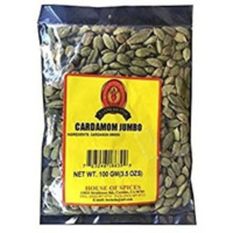 Laxmi Green Cardamom - 100 Gm (3.5 Oz)
