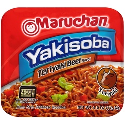 Maruchan Yakisoba Teriyaki Beef Flavor Japanese Noodles
