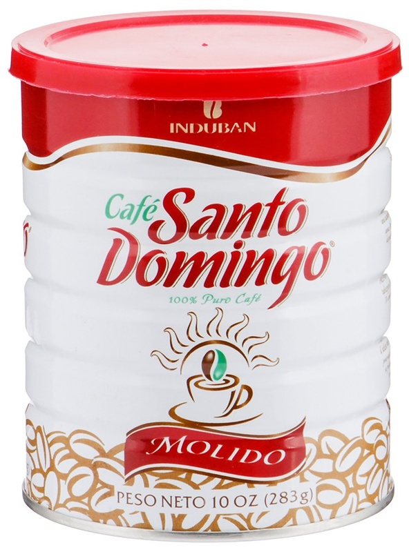 Cafe Santo Domingo 100% Pure Ground Coffee Vacuum Packed Can 10 Oz