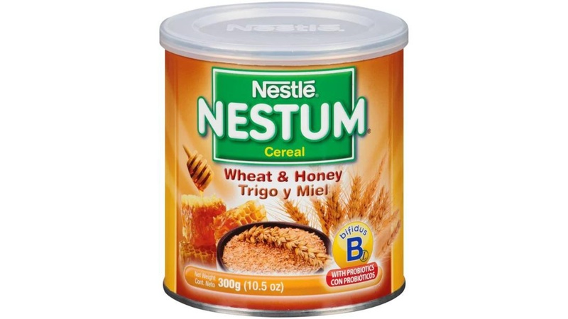 Nestle Nestum Wheat & Honey Cereal 10.5 Oz. Canister