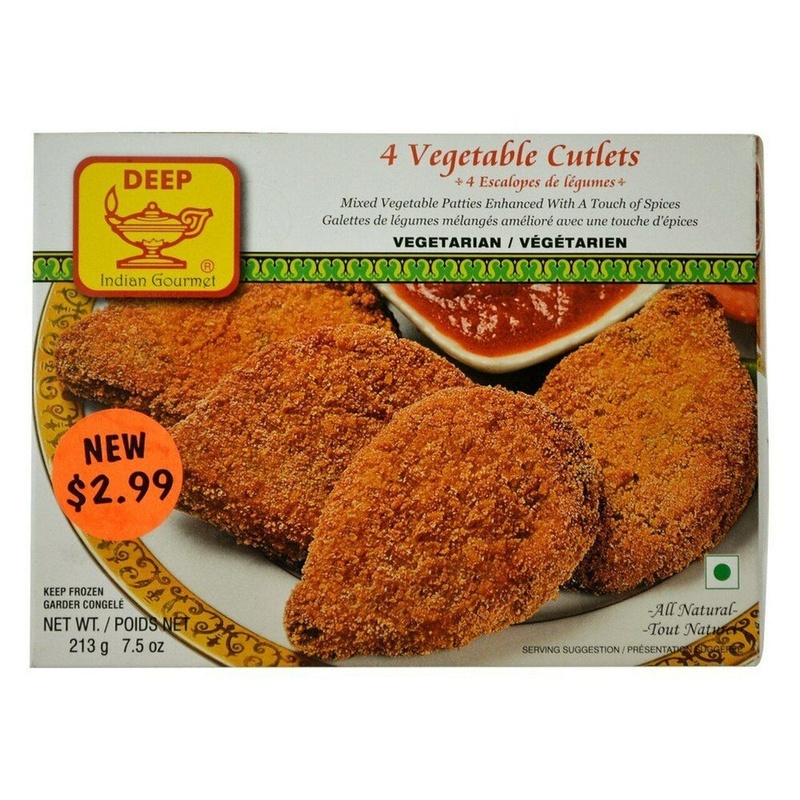 Deep 4 Vegetable Cutlets 212g